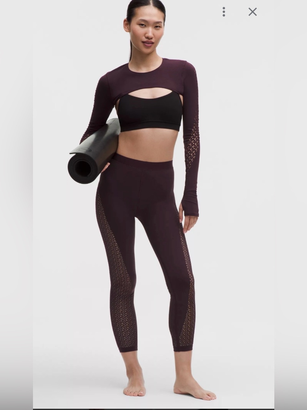 Lululemon RevealKnit Interlace Mid-Rise Leggings 
7/8 Length